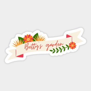 Betty's Garden Taylor Swift Sticker